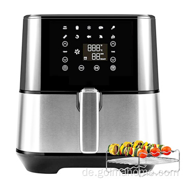 elektrische Lufttopf-Fritteuse 5.5L Luftfritteuse Zuhause mit multifunktionalem 0iless Air Fryer-Ofen